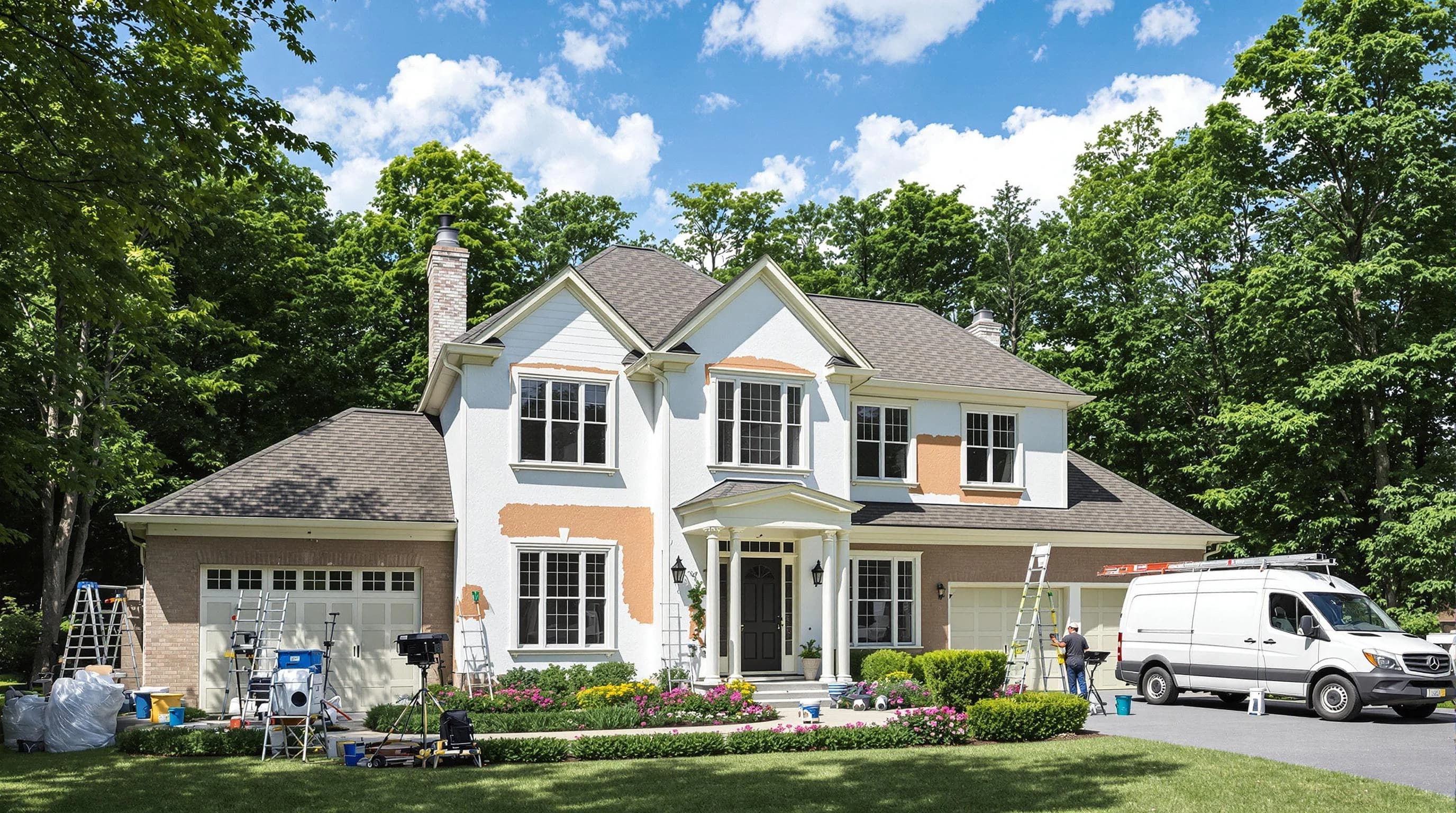 Youngtown House Painters painting equipment