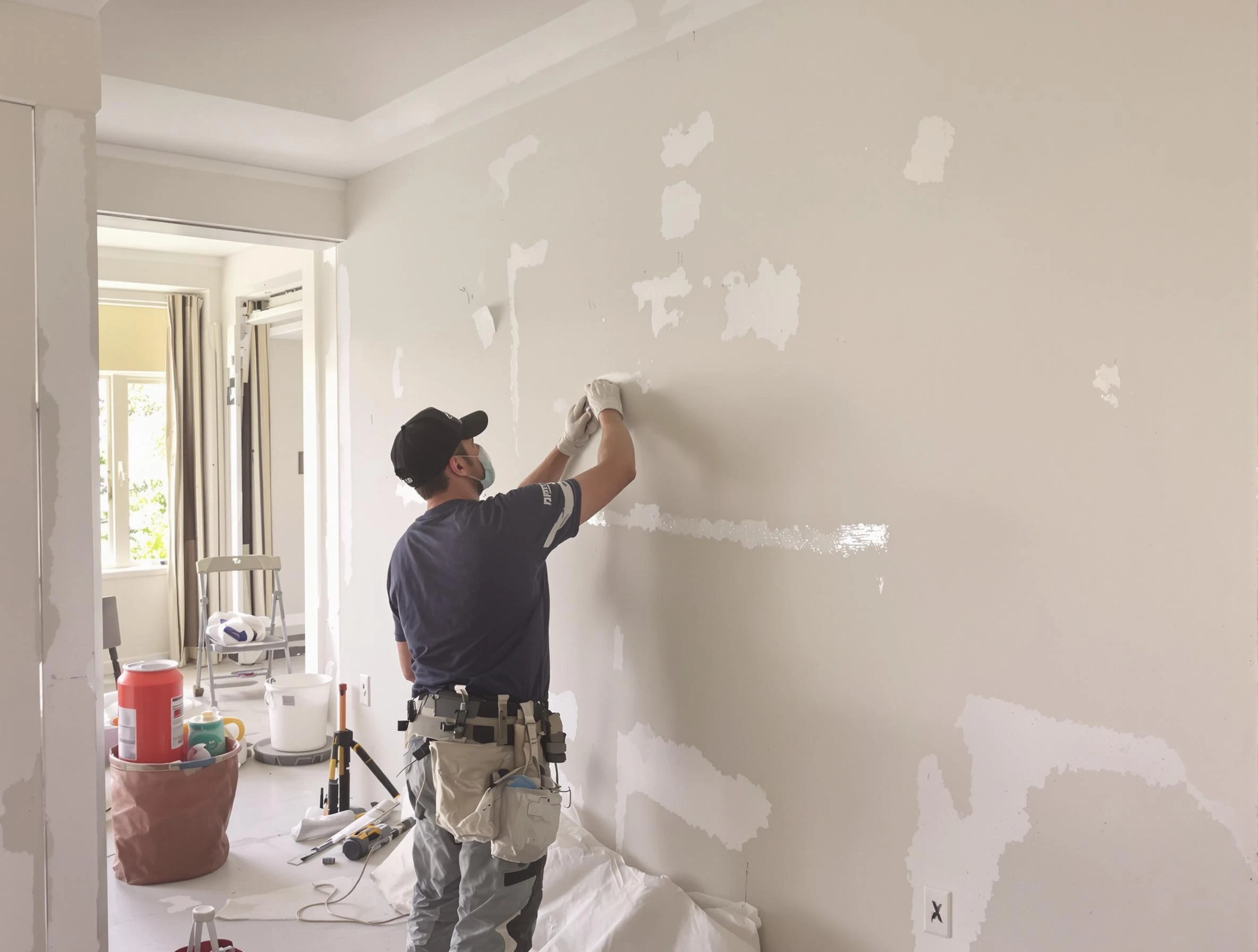 Taping and mudding service by Youngtown House Painters in Youngtown